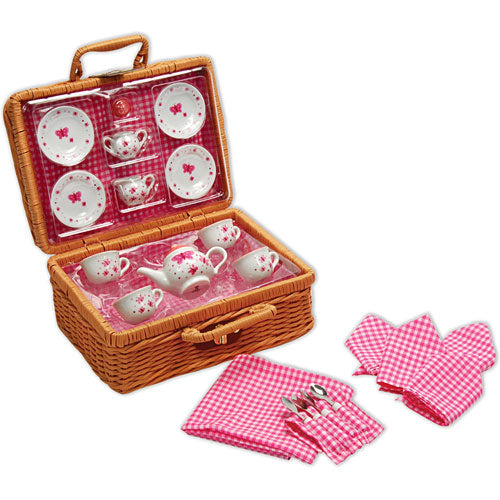 Butterfly Tea Set Basket – Cheeky Monkey Toys