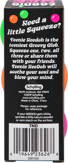 Teenie Nee Doh Set of 3