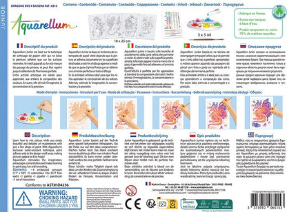 4 Seasonal Dragons Aquarellum Junior Painting