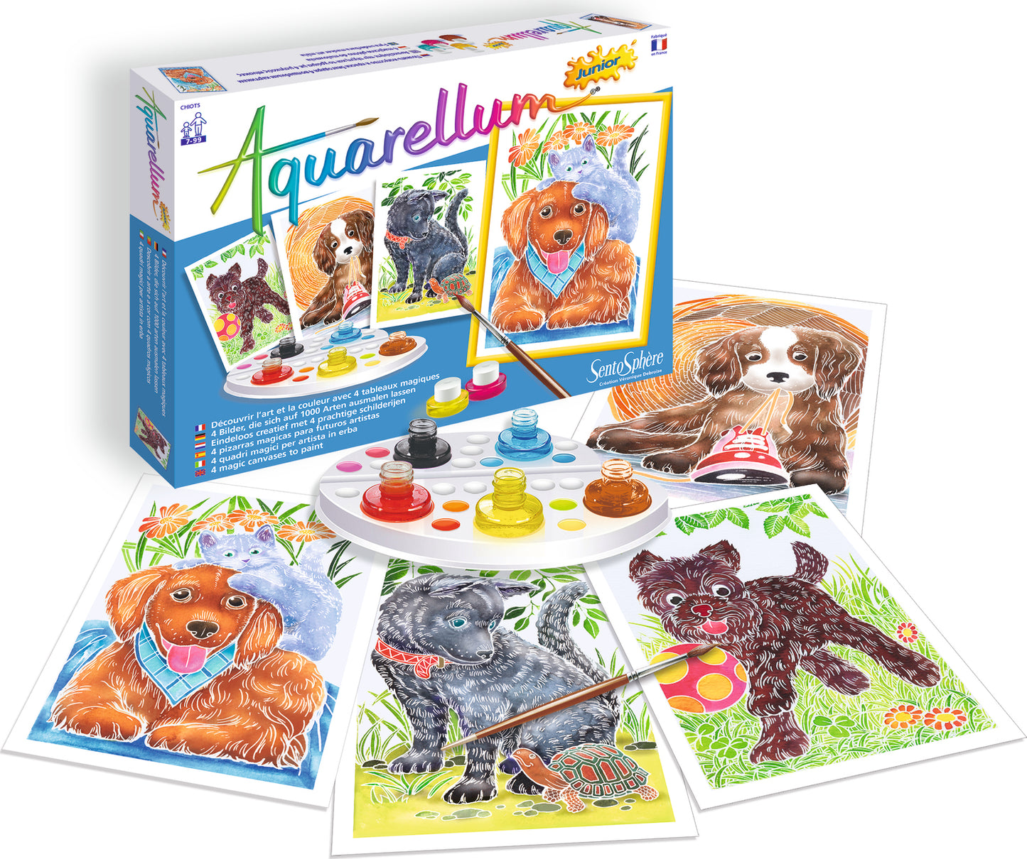 Aquarellum Junior Sweet Dogs Paint Set