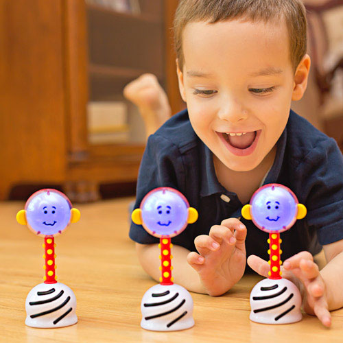Nogginstik Developmental Light-up Rattle