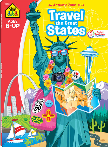 Travel the Great States Workbook