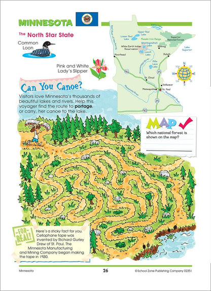 Travel the Great States Workbook