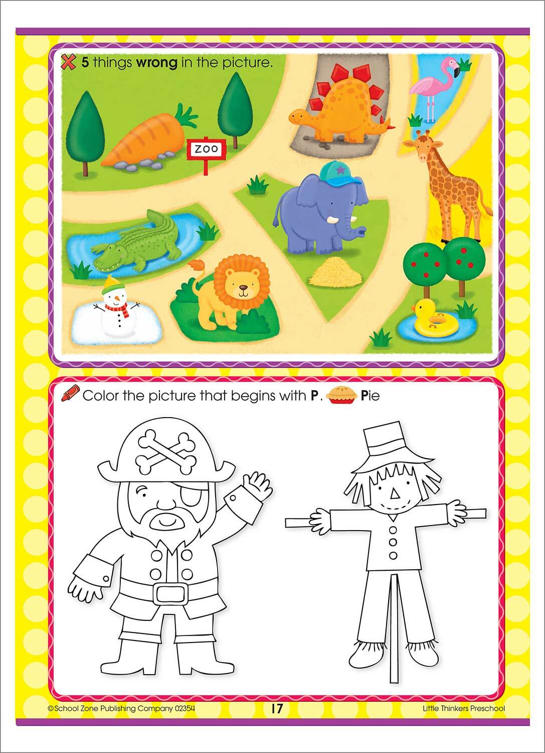 Little Thinkers Preschool Deluxe Edition Workbook