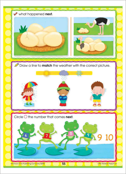 Little Thinkers Preschool Deluxe Edition Workbook