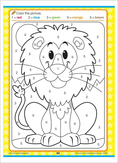 Little Thinkers Kindergarten Deluxe Edition Workbook