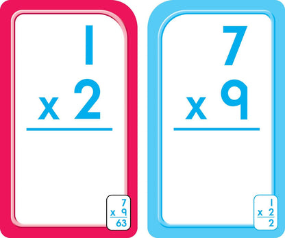 Multiplication 0-12 Flash Cards