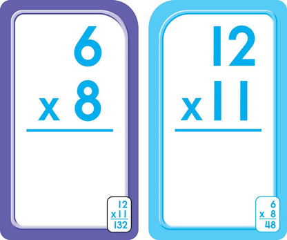 Multiplication 0-12 Flash Cards