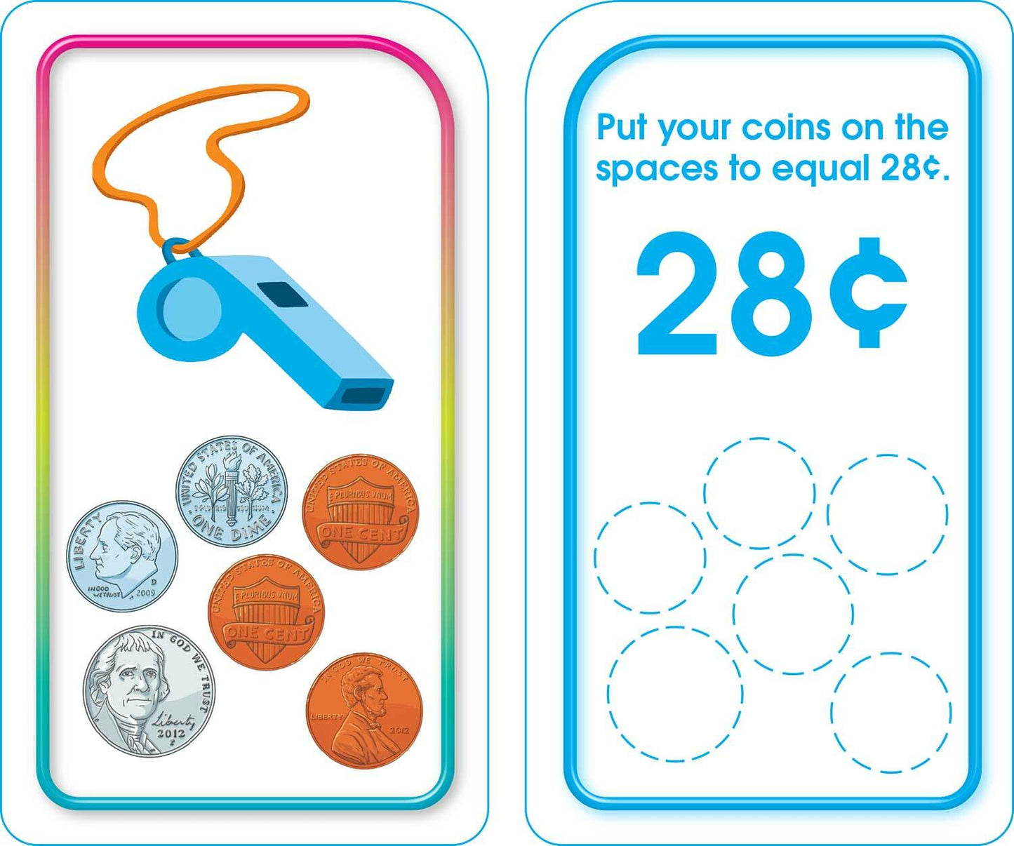 Time & Money Flash Cards