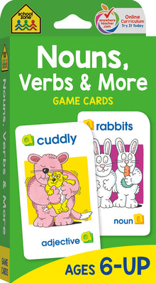 Nouns, Verbs & More Game Cards