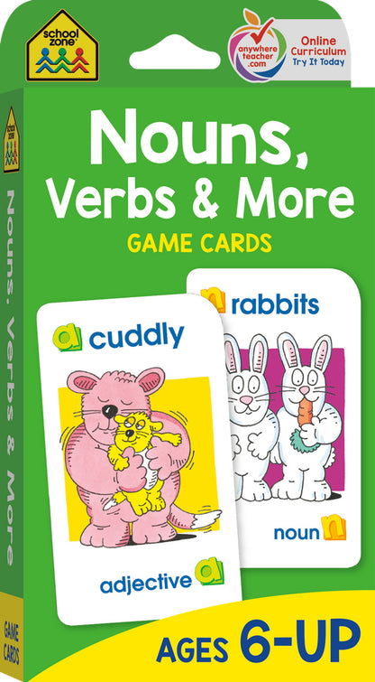 Nouns, Verbs & More Game Cards