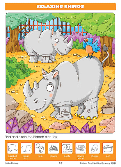 Hidden Pictures Deluxe Edition Activity Zone Workbook