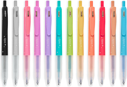 Oh My Glitter! Retractable Glitter Gel Pens - Set of 12