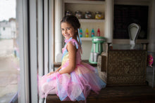 Rainbow Fairy Dress & Wings Size 5-6