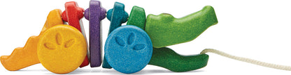 Rainbow Alligator Pull Toy