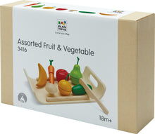 Assorted Wooden Fruit & Vegetables Set