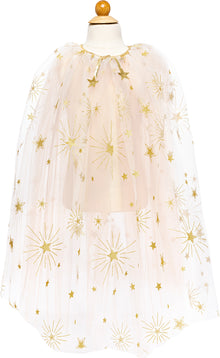 Golden Glam Party Cape - Size 4/6