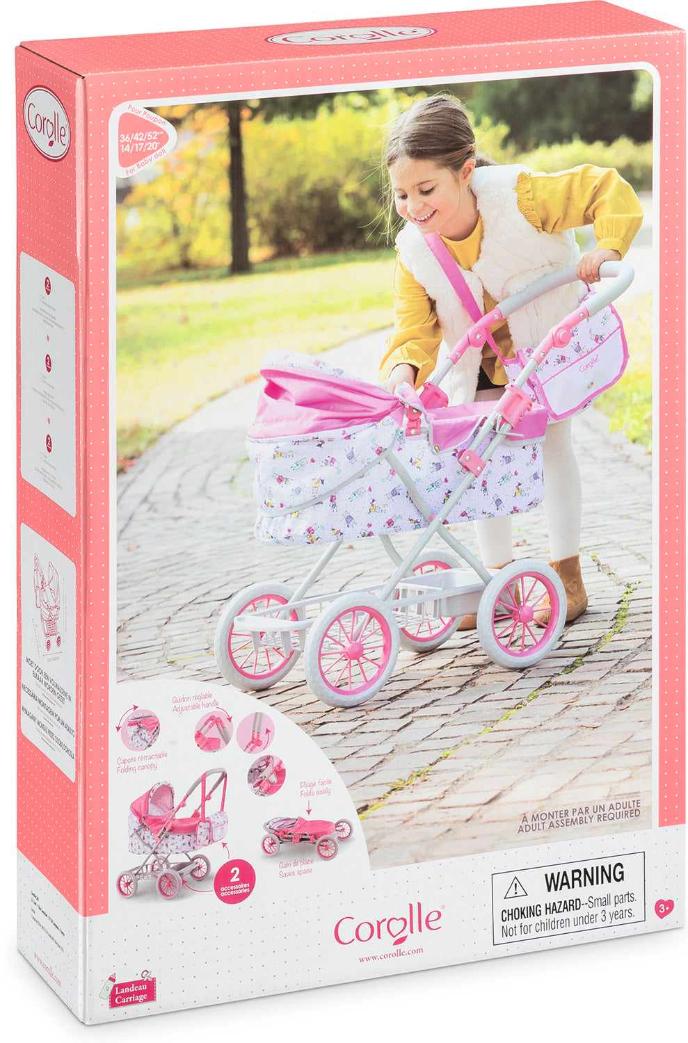 Corolle Doll Carriage & Diaper Bag (Pickup ONLY)