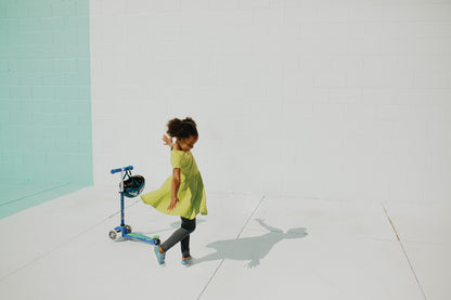 Mini Deluxe LED Scooter - Crystal Blue