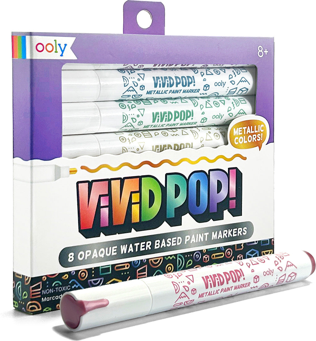 Metallic Vivid Pop! Water Based Paint Markers