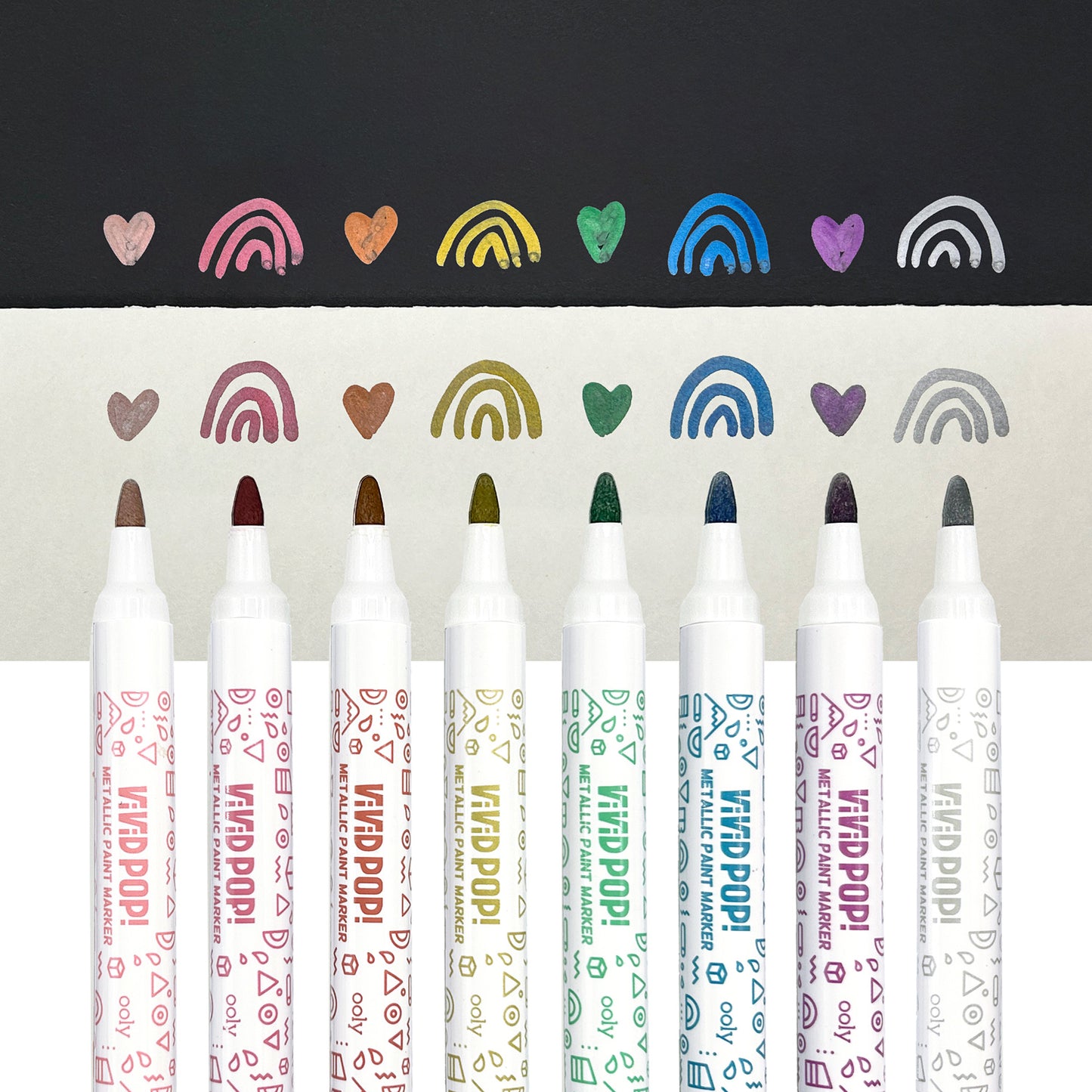 Metallic Vivid Pop! Water Based Paint Markers
