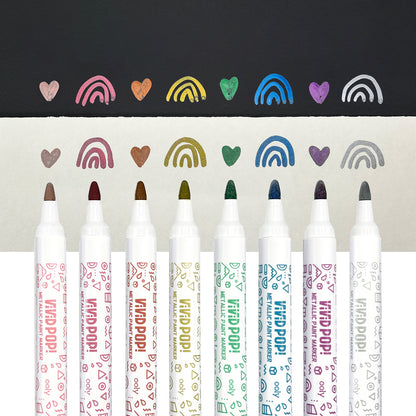 Metallic Vivid Pop! Water Based Paint Markers
