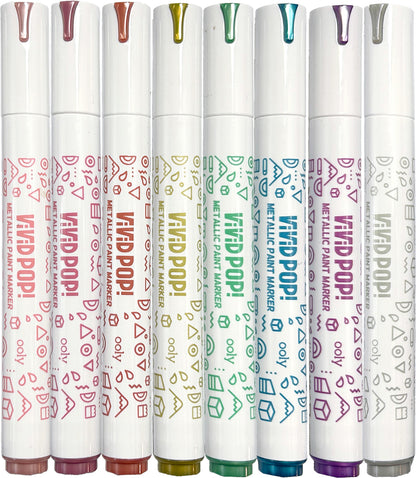 Metallic Vivid Pop! Water Based Paint Markers