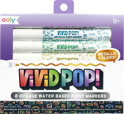 Metallic Vivid Pop! Water Based Paint Markers