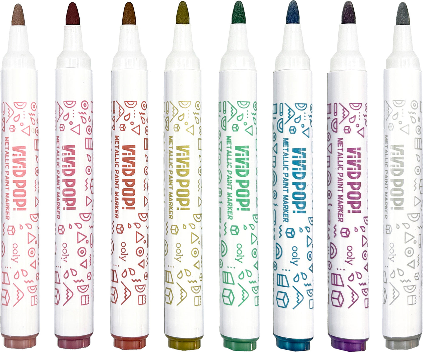 Metallic Vivid Pop! Water Based Paint Markers