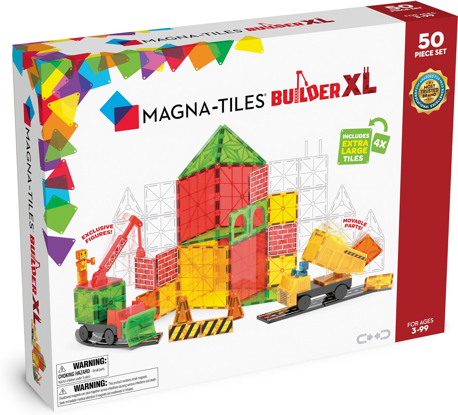 MYSTHYGEL 50個セット Magna-Tiles® Pet Playhouse 50-Piece Set I The Montessori Room