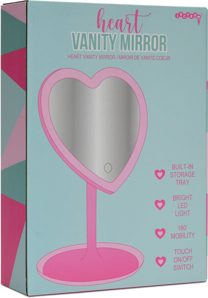 Heart Vanity Mirror Illuminated