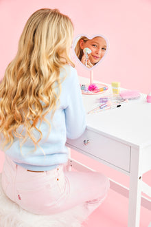 Heart Vanity Mirror Illuminated