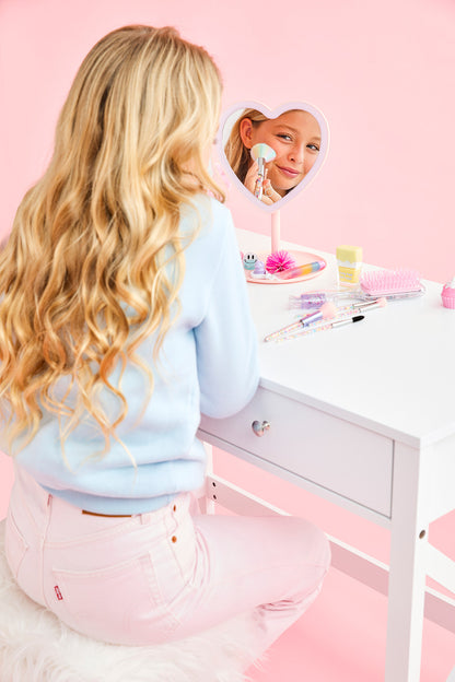 Heart Vanity Mirror Illuminated
