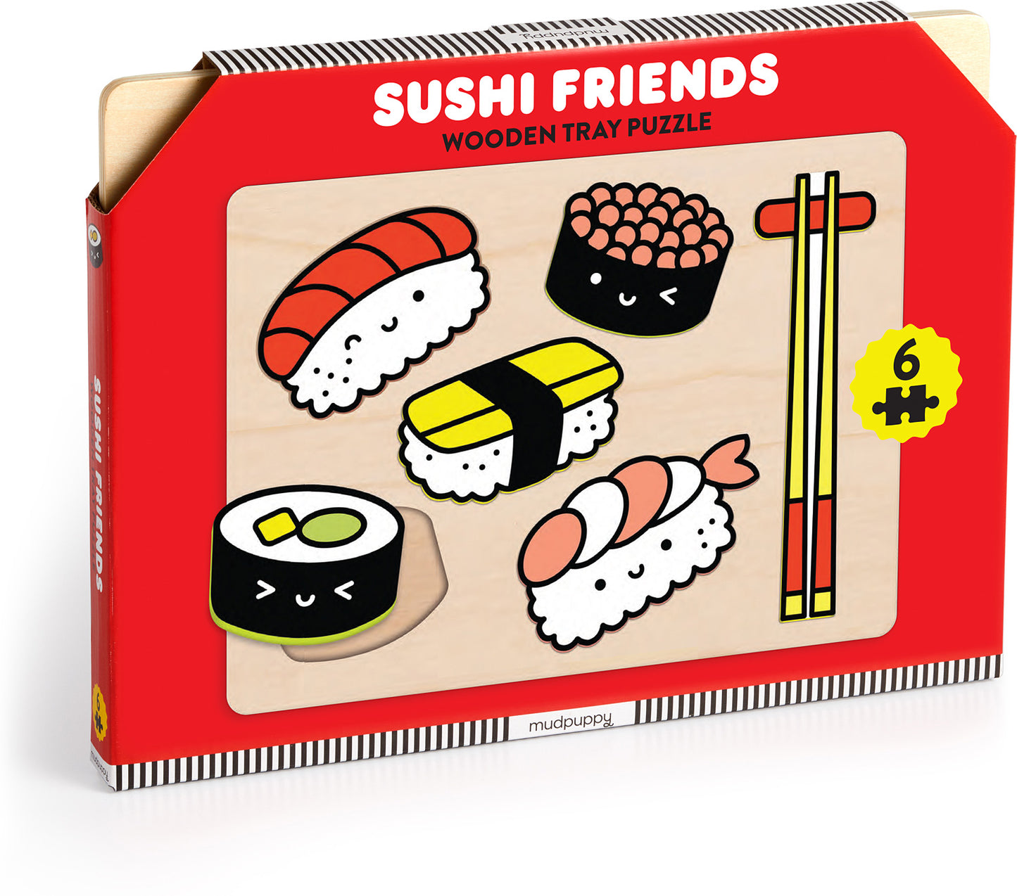 Sushi Friends Wooden Tray Puzzle Mudpuppy