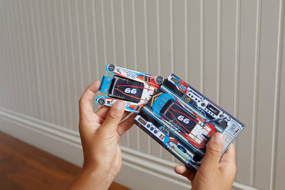 Flat 2 Fast Card Racers (Yellow)