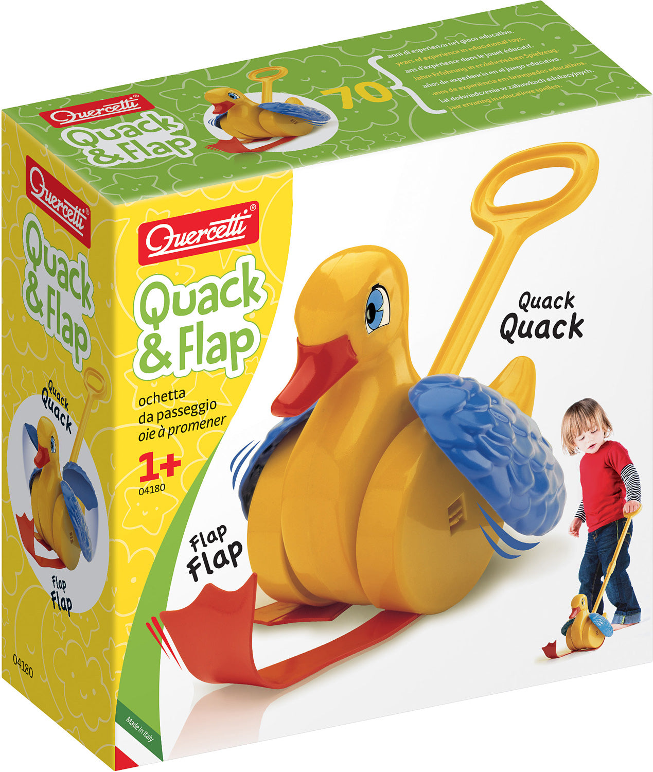 Quack & Flap Duck Push Toy