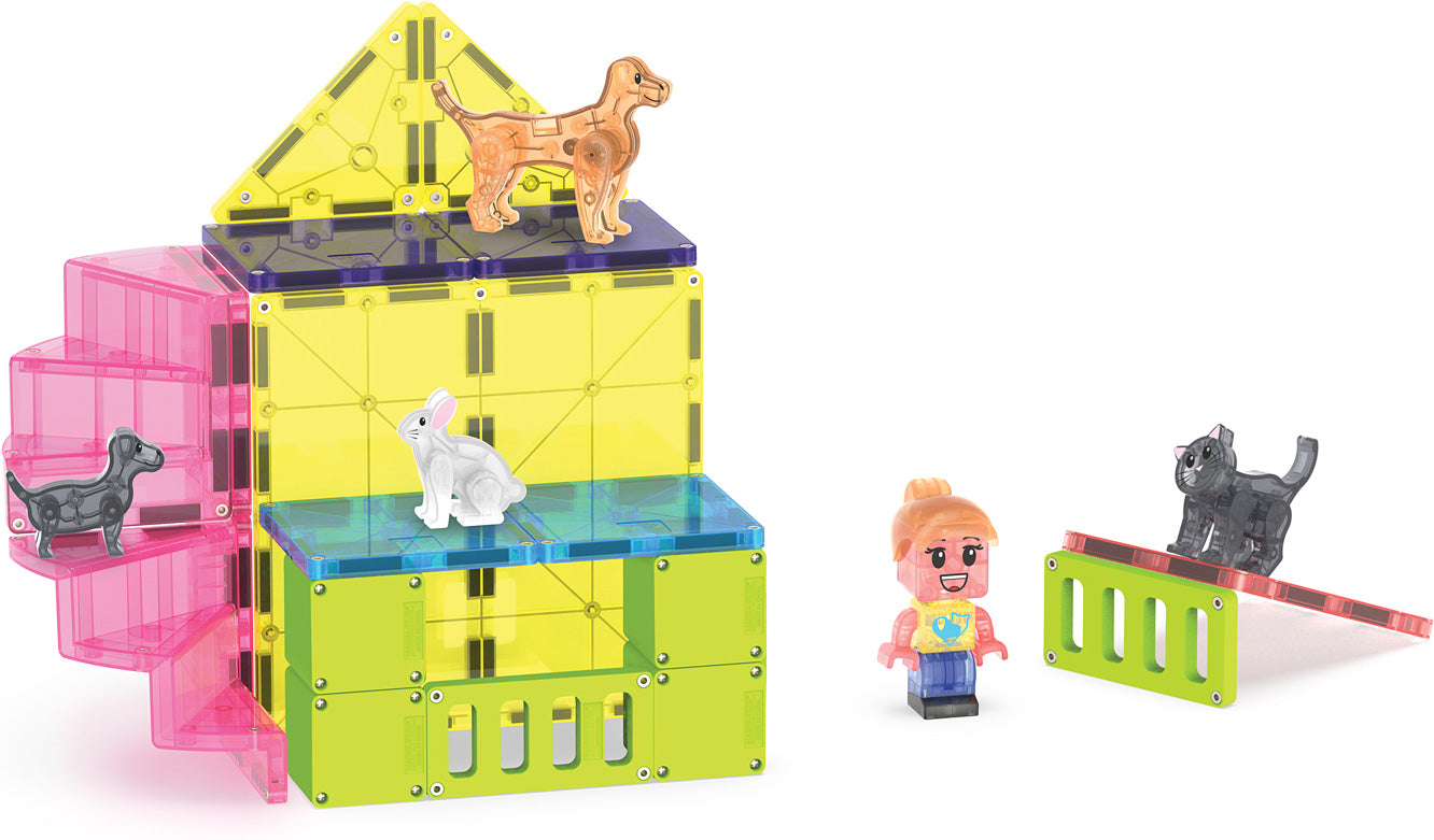Magna-Tiles Pet Playhouse 50 Piece Set