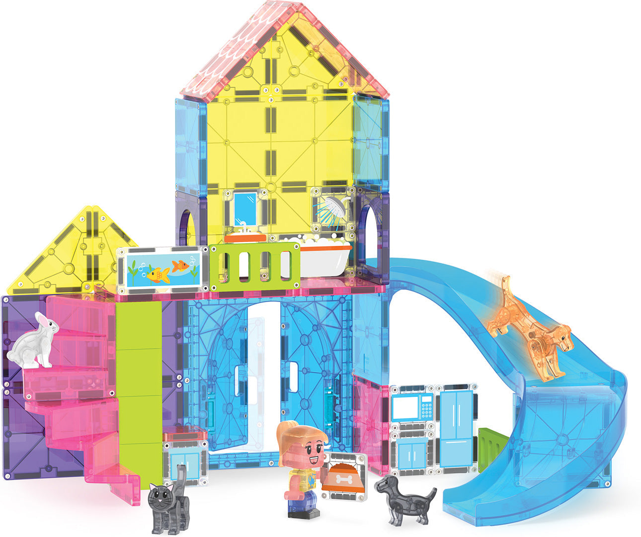 Magna-Tiles Pet Playhouse 50 Piece Set