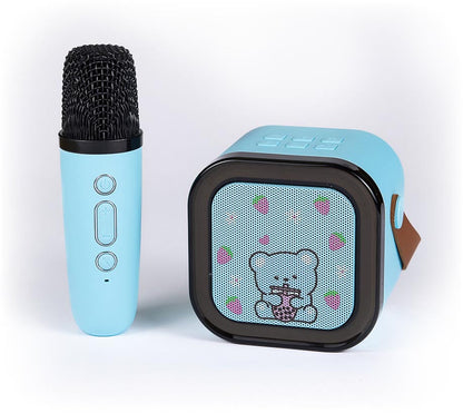 LED Wireless Karaoke Mini Microphone & Speaker
