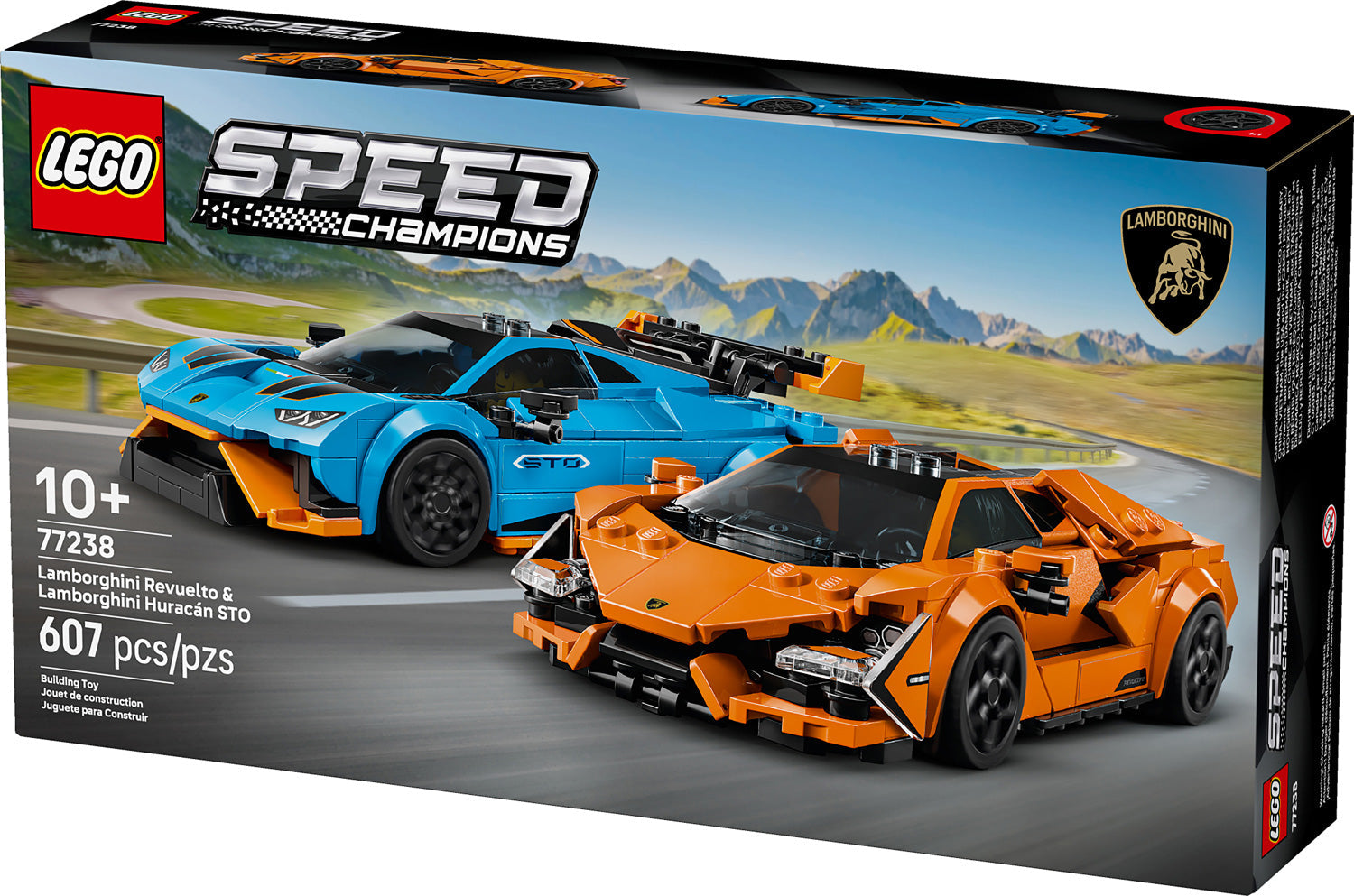 LEGO SPEED CHAMPIONS Lamborghini Revuelto & Lamborghini Huracán
