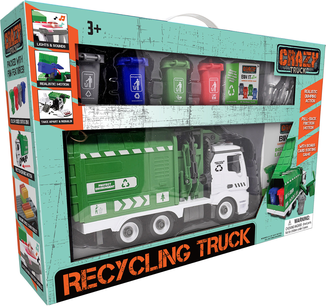 Crazy Truck Recycling Truck