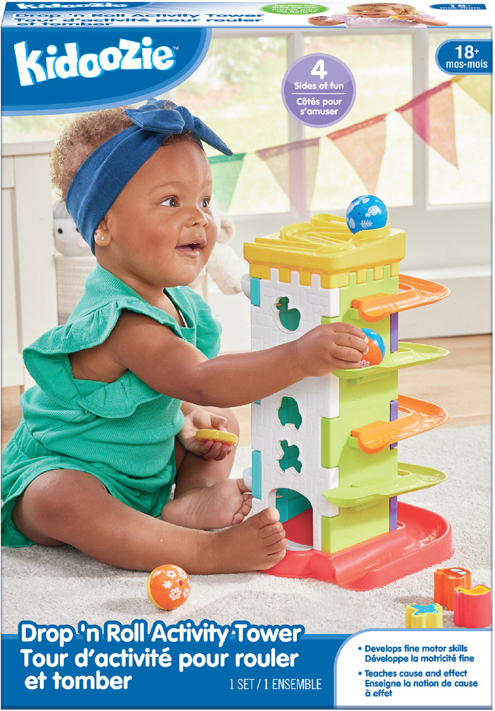 Kidoozie Drop 'n Roll Activity Tower