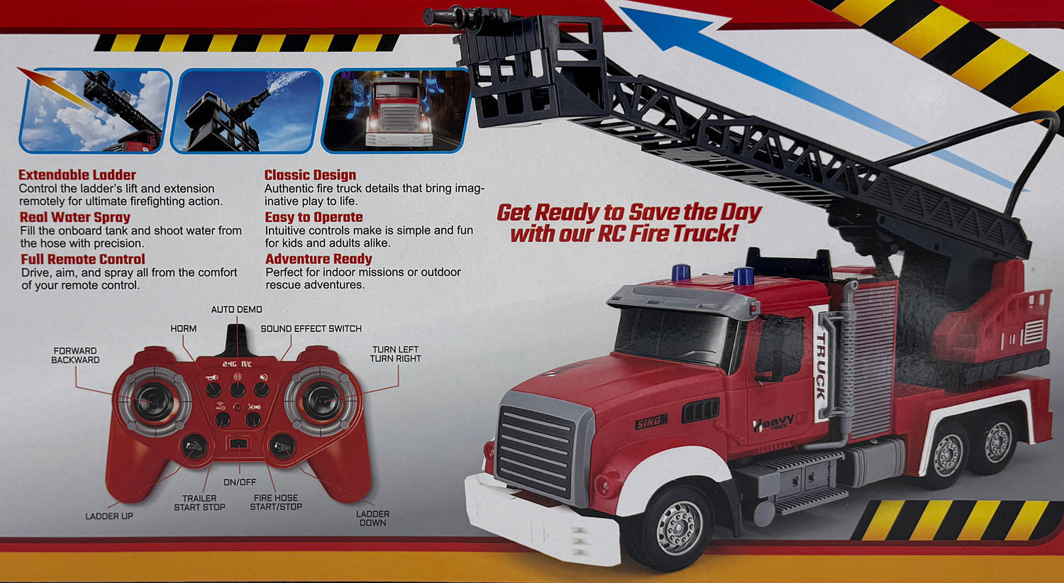 HydroBlaze RC Fire Truck
