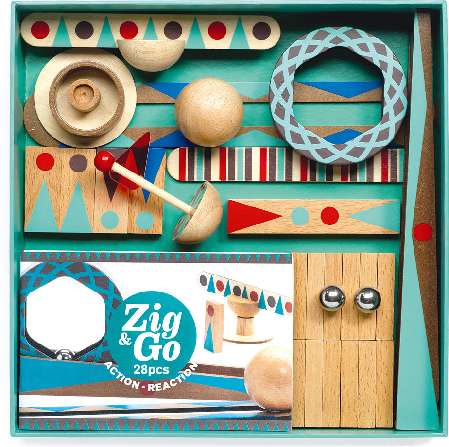 Zig & Go Chain Reaction Construction Set - 28 pcs