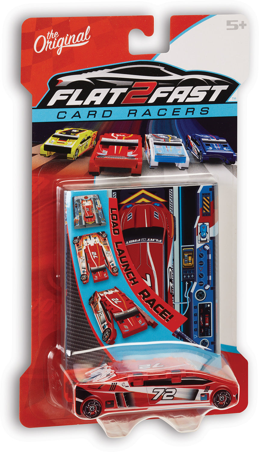 Flat 2 Fast Card Racers (Red)
