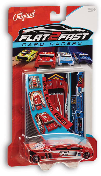 Flat 2 Fast Card Racers (Red)