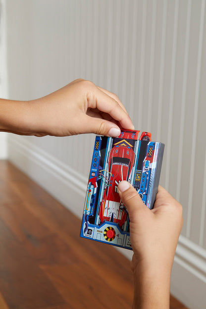 Flat 2 Fast Card Racers (Red)