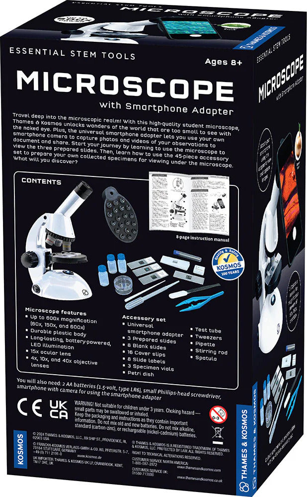 Microscope with Smartphone Adapter