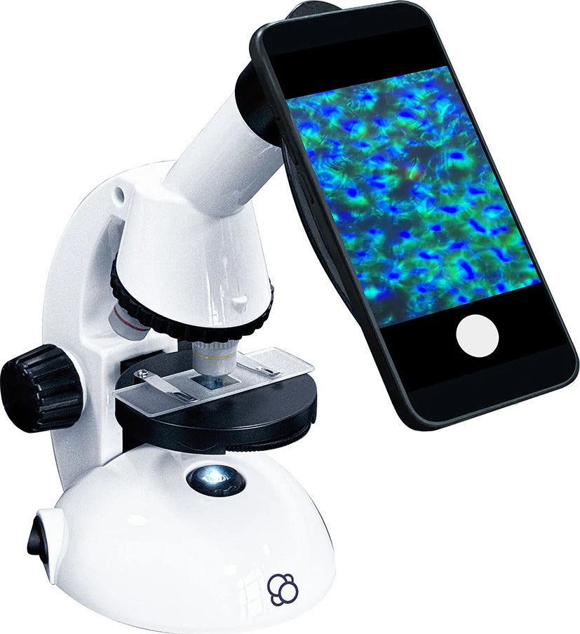 Microscope with Smartphone Adapter