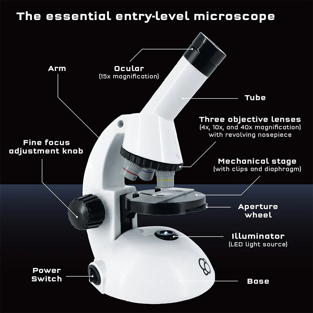 Microscope with Smartphone Adapter